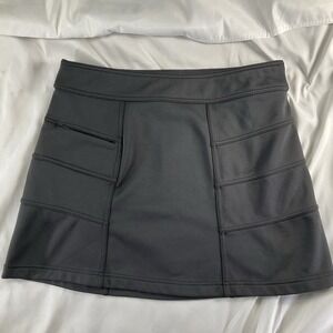 Athleta Size M Women's Gray Fleece Lined Skirt Golf, Tennis Pickleball 93